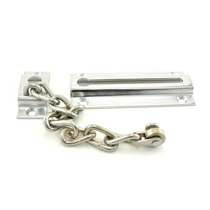 Ives 481B Wrought Brass Chain Door Guard with 4-3/4" Length Chain