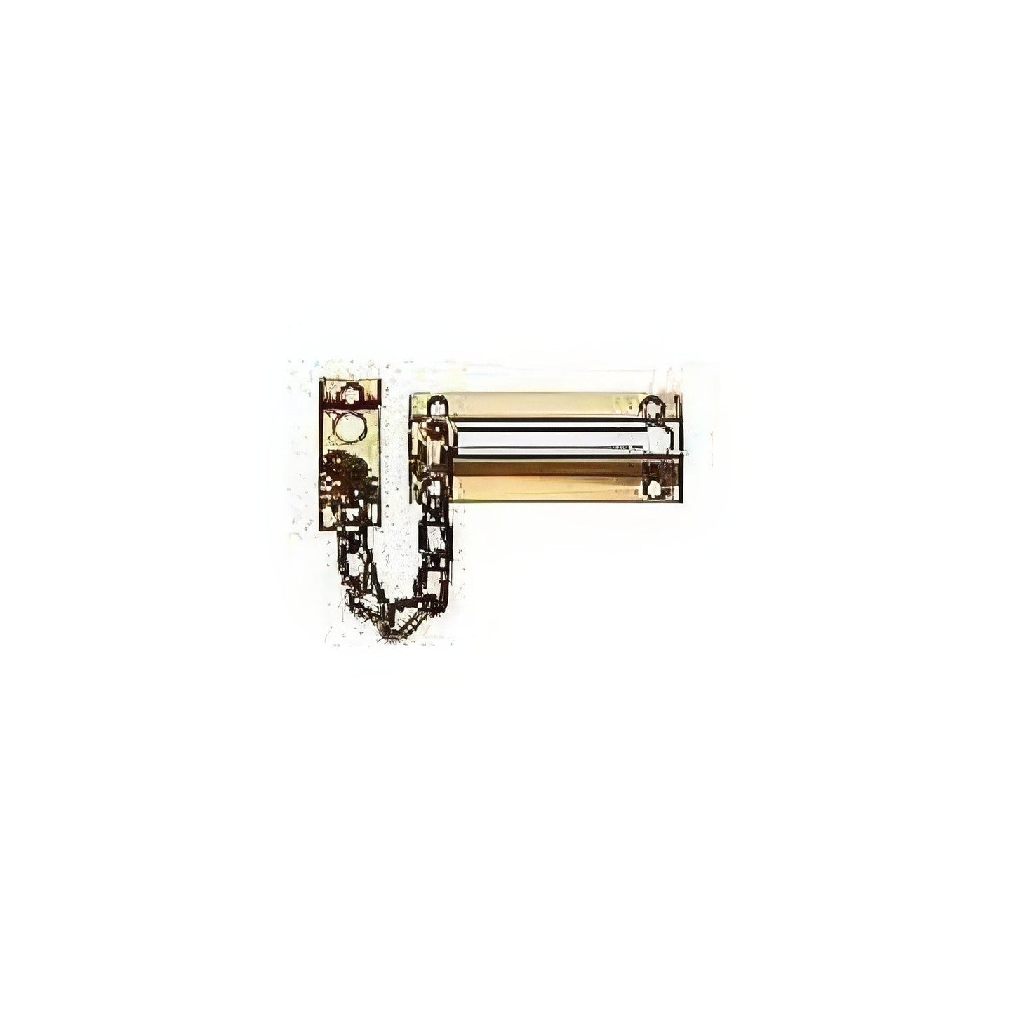 Ives 481F Steel Chain Door Guard with 4-3/4" Length Chain