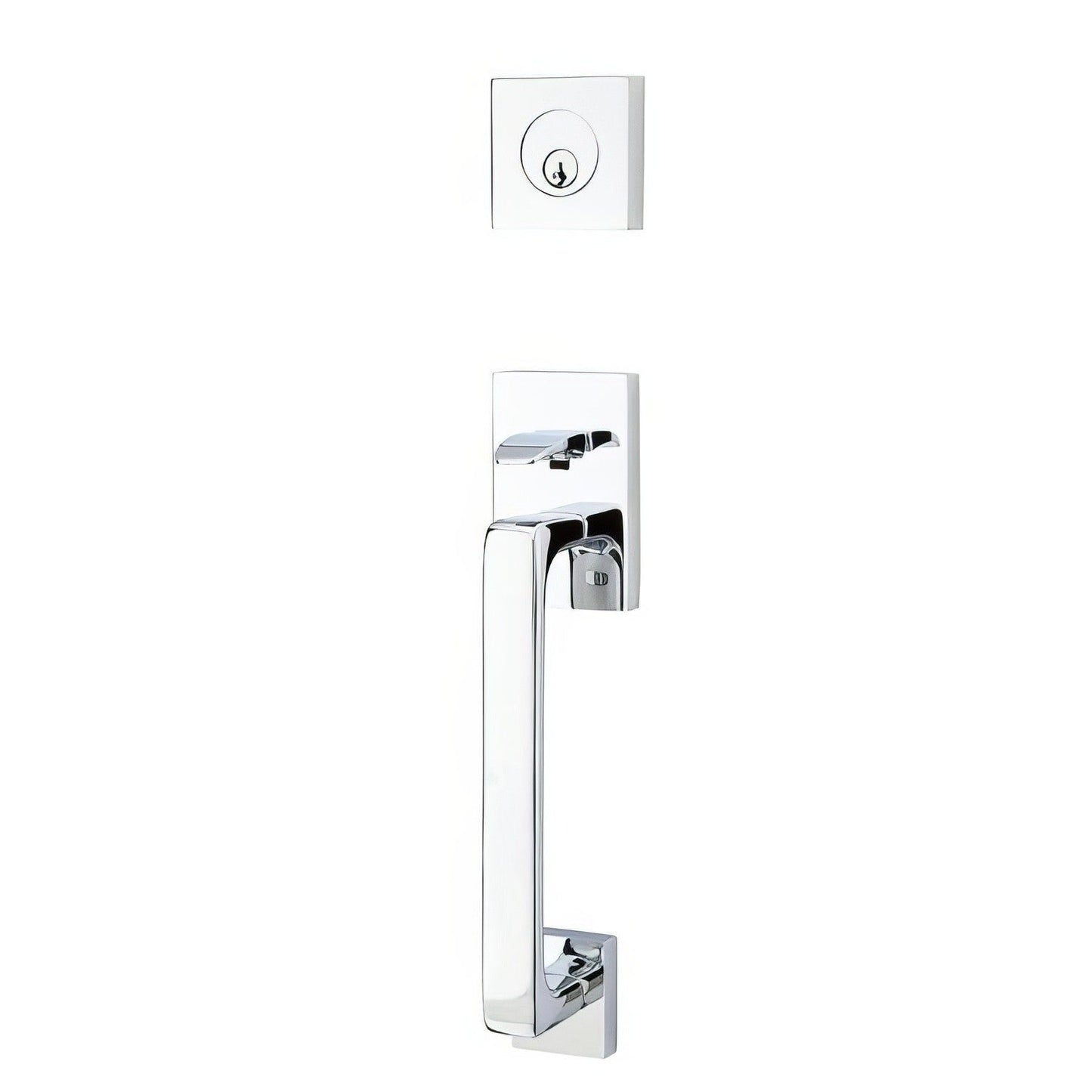 Emtek 4820HLOUSRH Helios Lever Right Hand 2-3/8" and 2-3/4" Backset Single Cylinder Baden Tubular Handleset