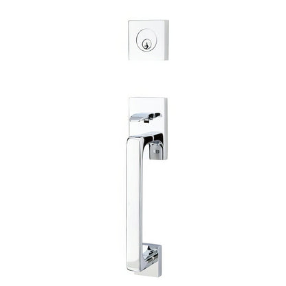Emtek 4820HLOUSRH Helios Lever Right Hand 2-3/8" and 2-3/4" Backset Single Cylinder Baden Tubular Handleset