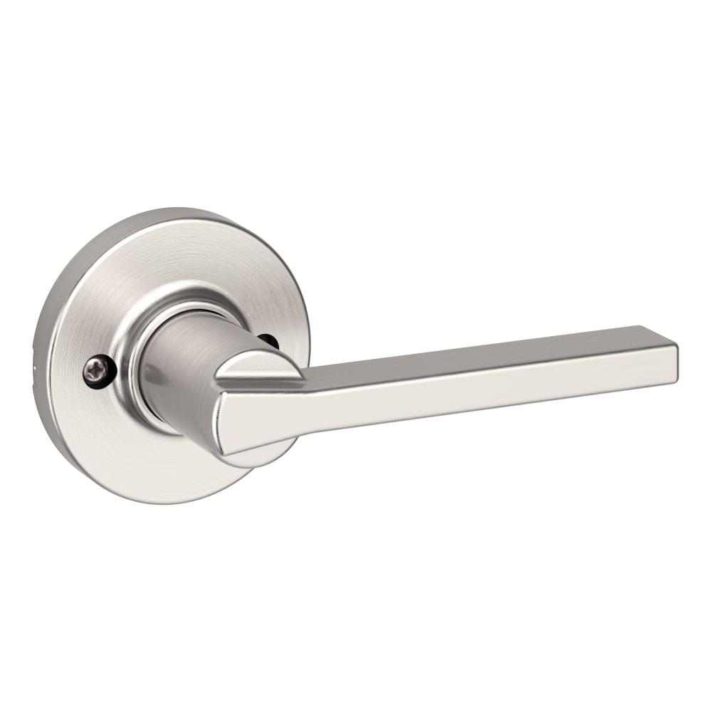Kwikset 488CSLRDT-15 Casey Lever Half Dummy with Round Rose Satin Nickel Finish.