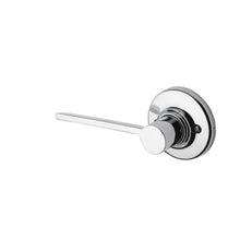 Kwikset 488LRLRDTLH-15 Left Hand Ladera Lever with Round Rose Half Dummy Lock Satin Nickel Finish.