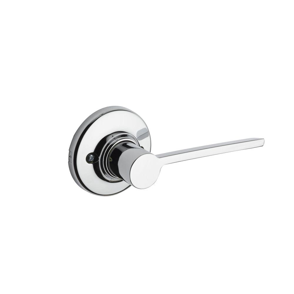 Kwikset 488LRLRDTRH-15 Right Hand Ladera Lever with Round Rose Half Dummy Lock Satin Nickel Finish.