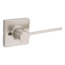 Kwikset 488LRLSQTRH-15 Right Hand Ladera Lever with Square Rose Half Dummy Satin Nickel Finish.
