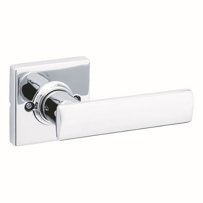 Kwikset 488BRNLSQT Breton Single Dummy Door Lever with Square Rose