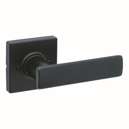 Kwikset 488BRNLSQT Breton Single Dummy Door Lever with Square Rose