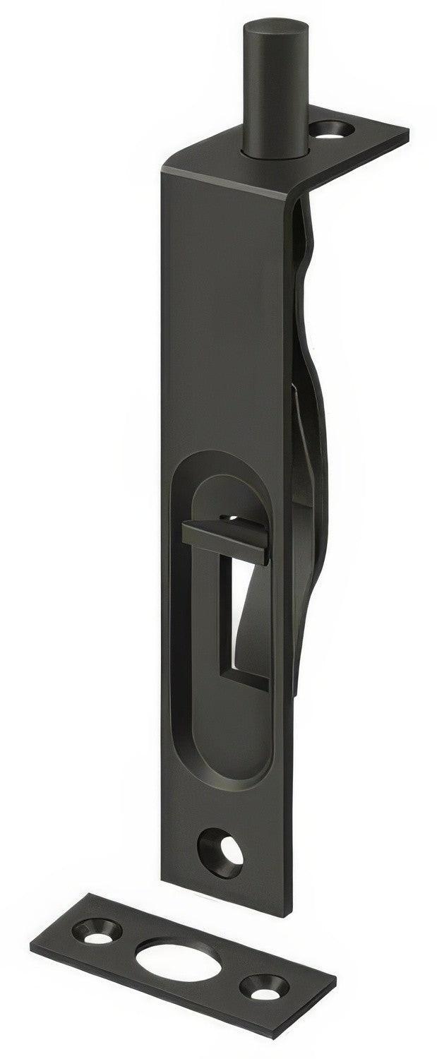 Deltana 4FBS 4" Square Edge HD Flush Bolt.