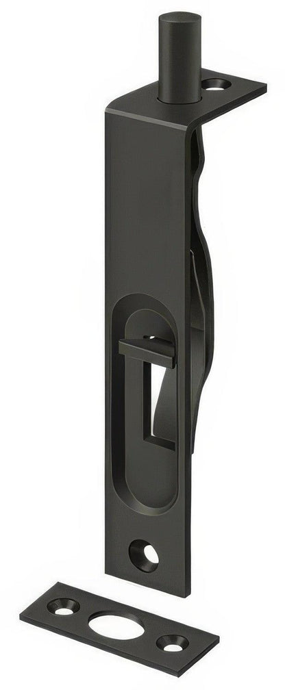 Deltana 4FBS 4" Square Edge HD Flush Bolt.