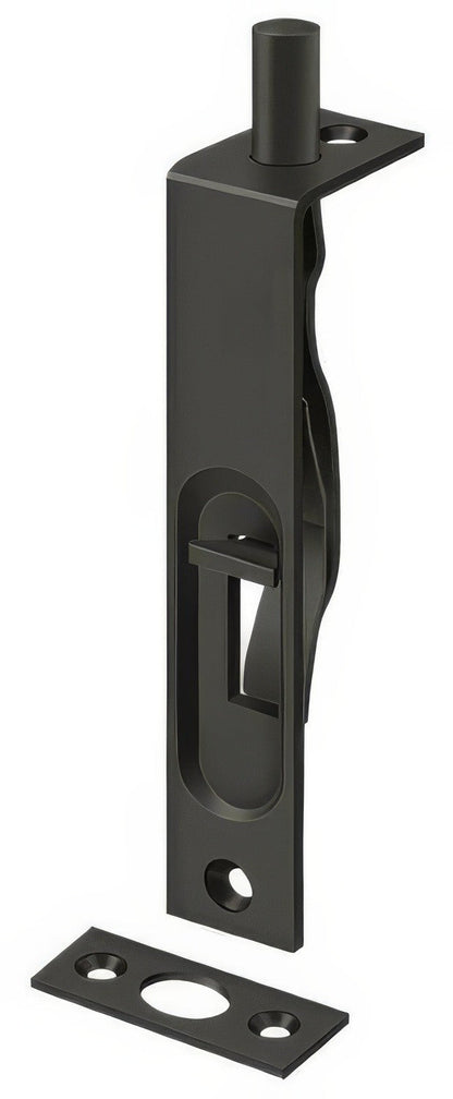 Deltana 4FBS 4" Square Edge HD Flush Bolt.