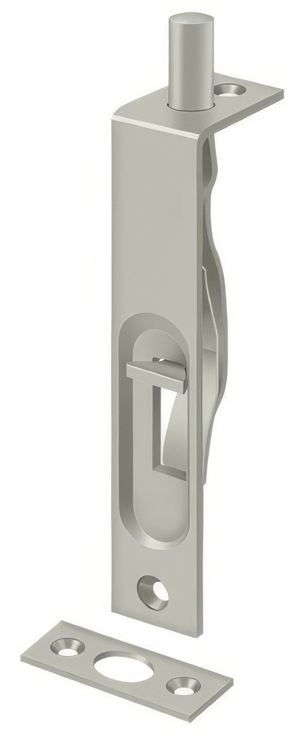 Deltana 4FBS 4" Square Edge HD Flush Bolt.