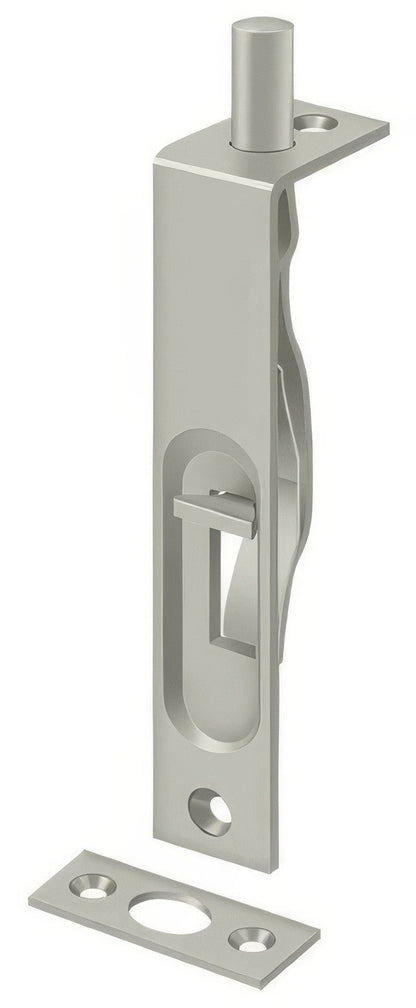 Deltana 4FBS 4" Square Edge HD Flush Bolt.