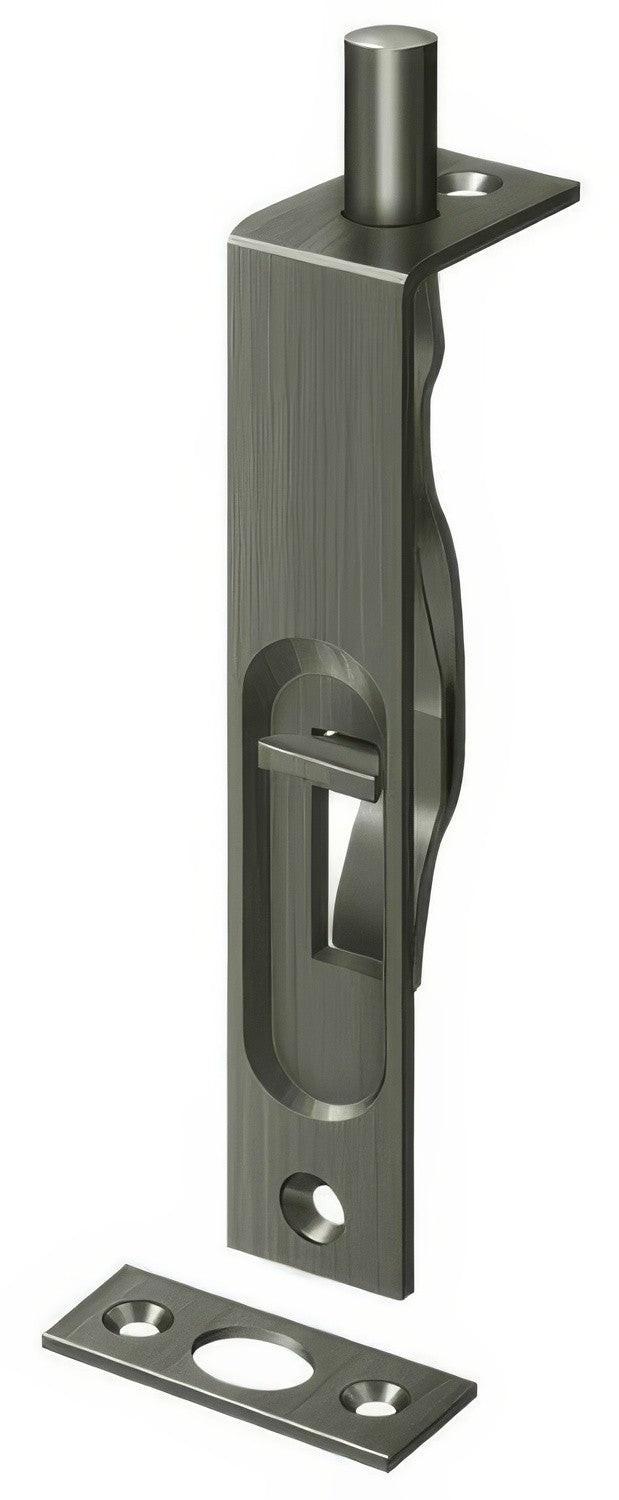 Deltana 4FBS 4" Square Edge HD Flush Bolt.