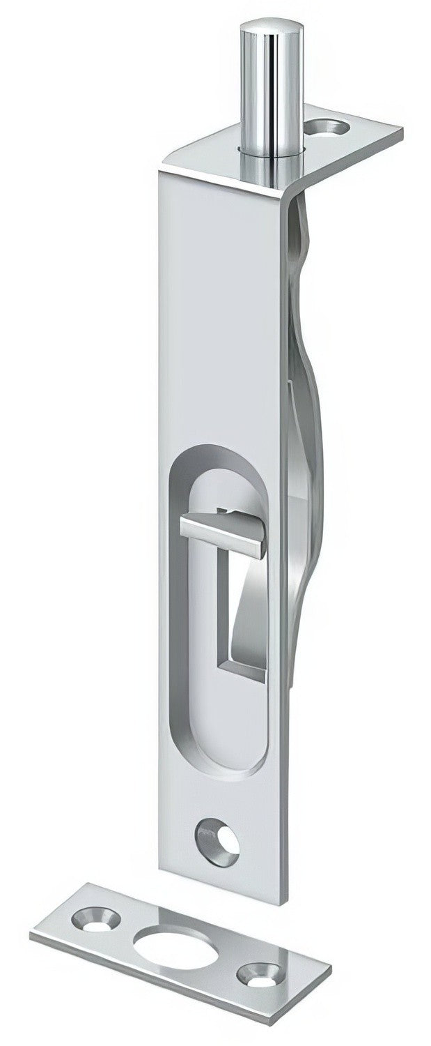 Deltana 4FBS 4" Square Edge HD Flush Bolt.
