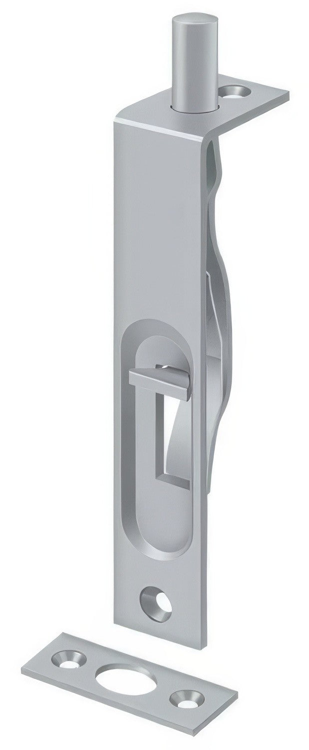 Deltana 4FBS 4" Square Edge HD Flush Bolt.