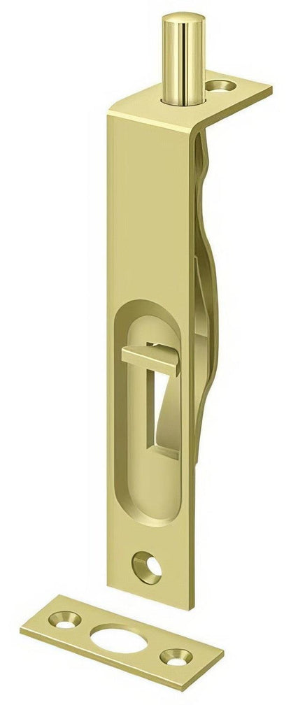 Deltana 4FBS 4" Square Edge HD Flush Bolt.