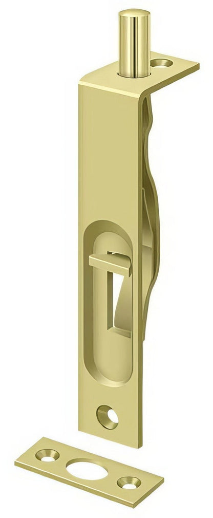 Deltana 4FBS 4" Square Edge HD Flush Bolt.