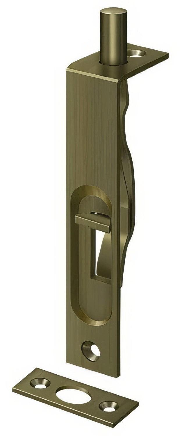 Deltana 4FBS 4" Square Edge HD Flush Bolt.