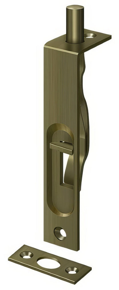 Deltana 4FBS 4" Square Edge HD Flush Bolt.
