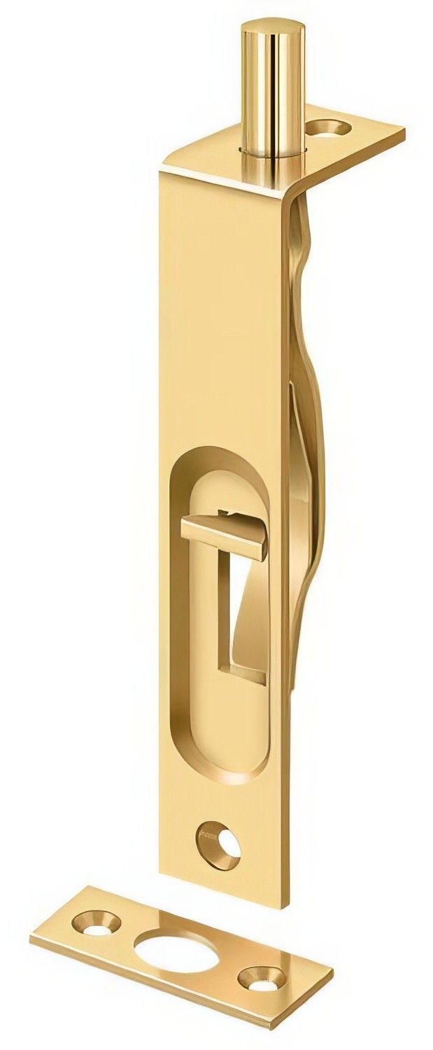 Deltana 4FBS 4" Square Edge HD Flush Bolt.