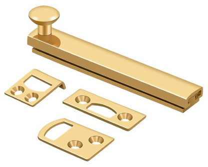 Deltana 4SBC 4" Surface Bolt with Concealed Screws.