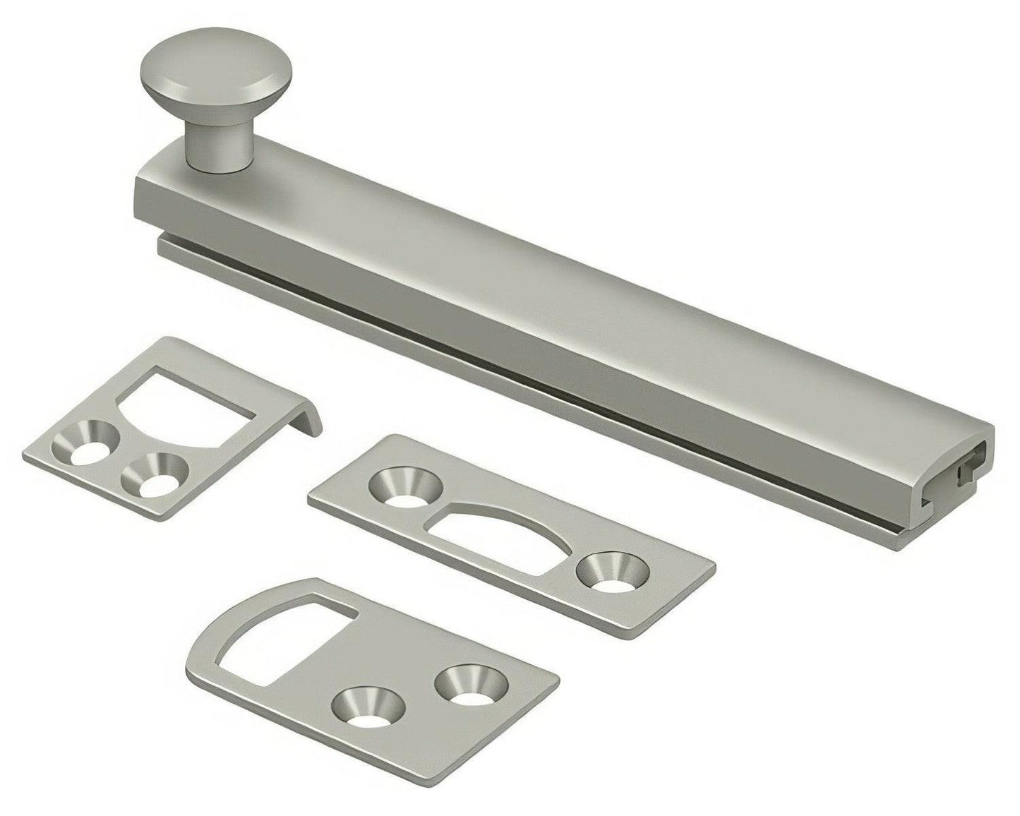Deltana 4SBCS 4" Surface Bolt with Concealed Screws.