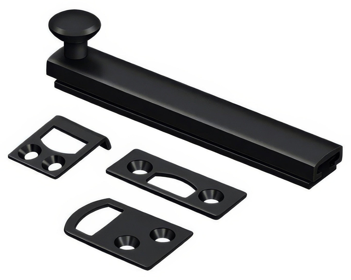 Deltana 4SBCS 4" Surface Bolt with Concealed Screws