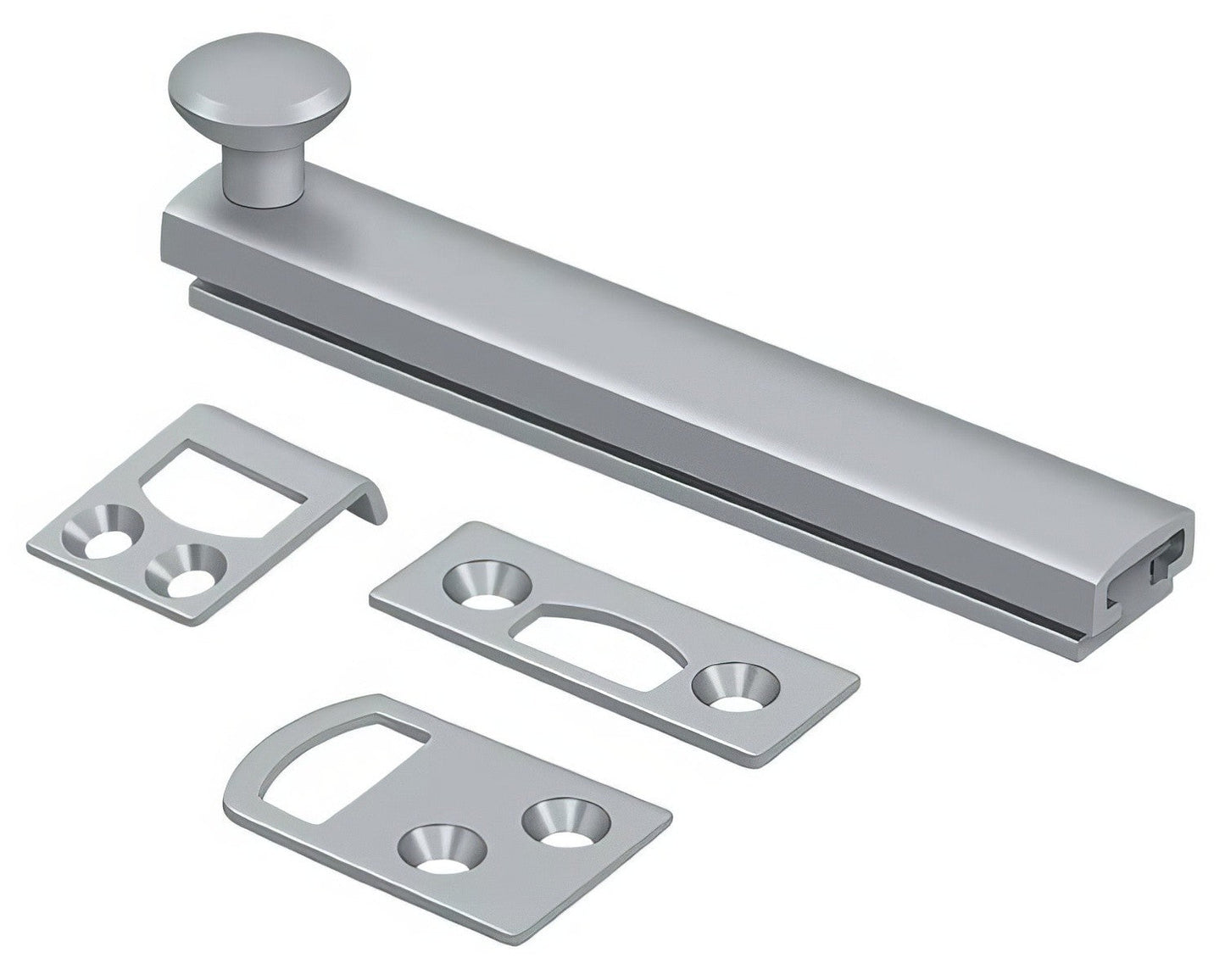 Deltana 4SBCS 4" Surface Bolt with Concealed Screws