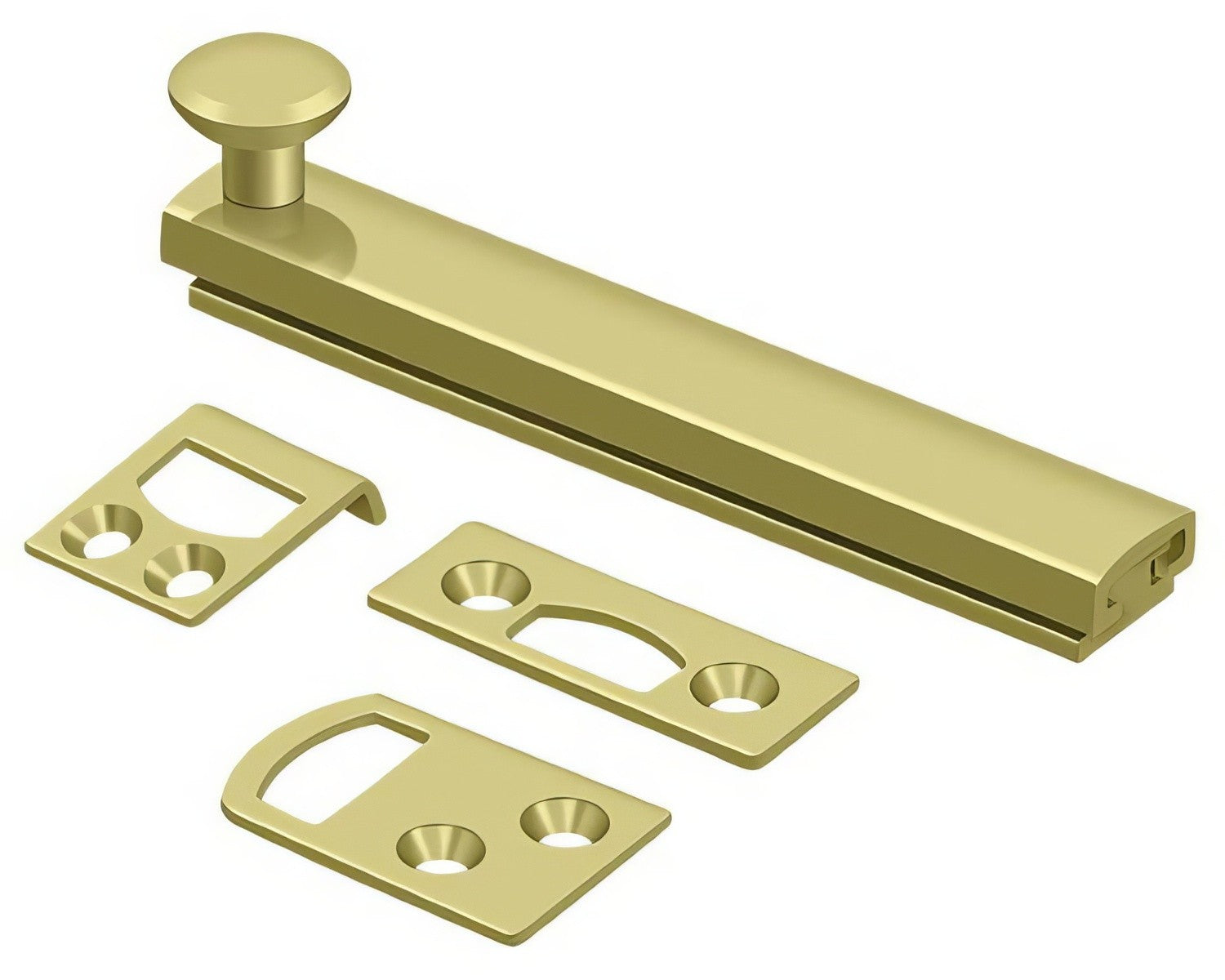 Deltana 4SBCS 4" Surface Bolt with Concealed Screws