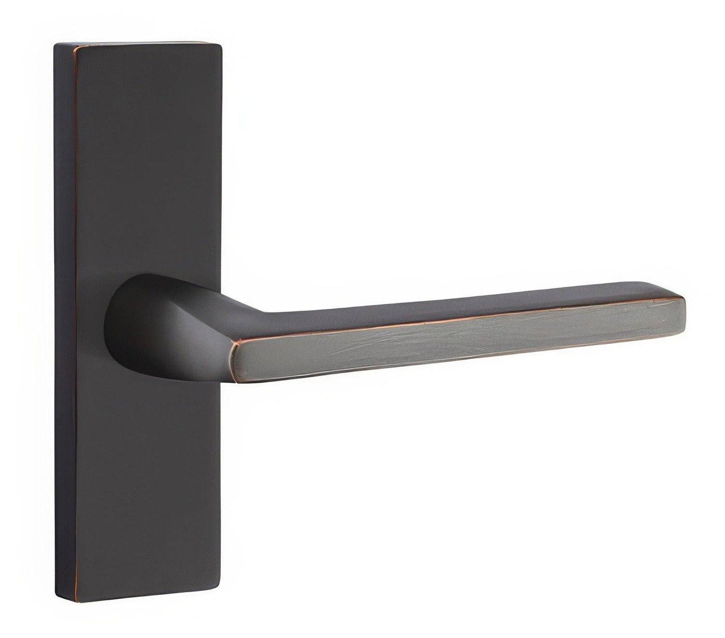 Emtek 5005HLOUSLH Helios Lever Left Hand Dummy Single Sided Stretto Narrow Trim Lockset.