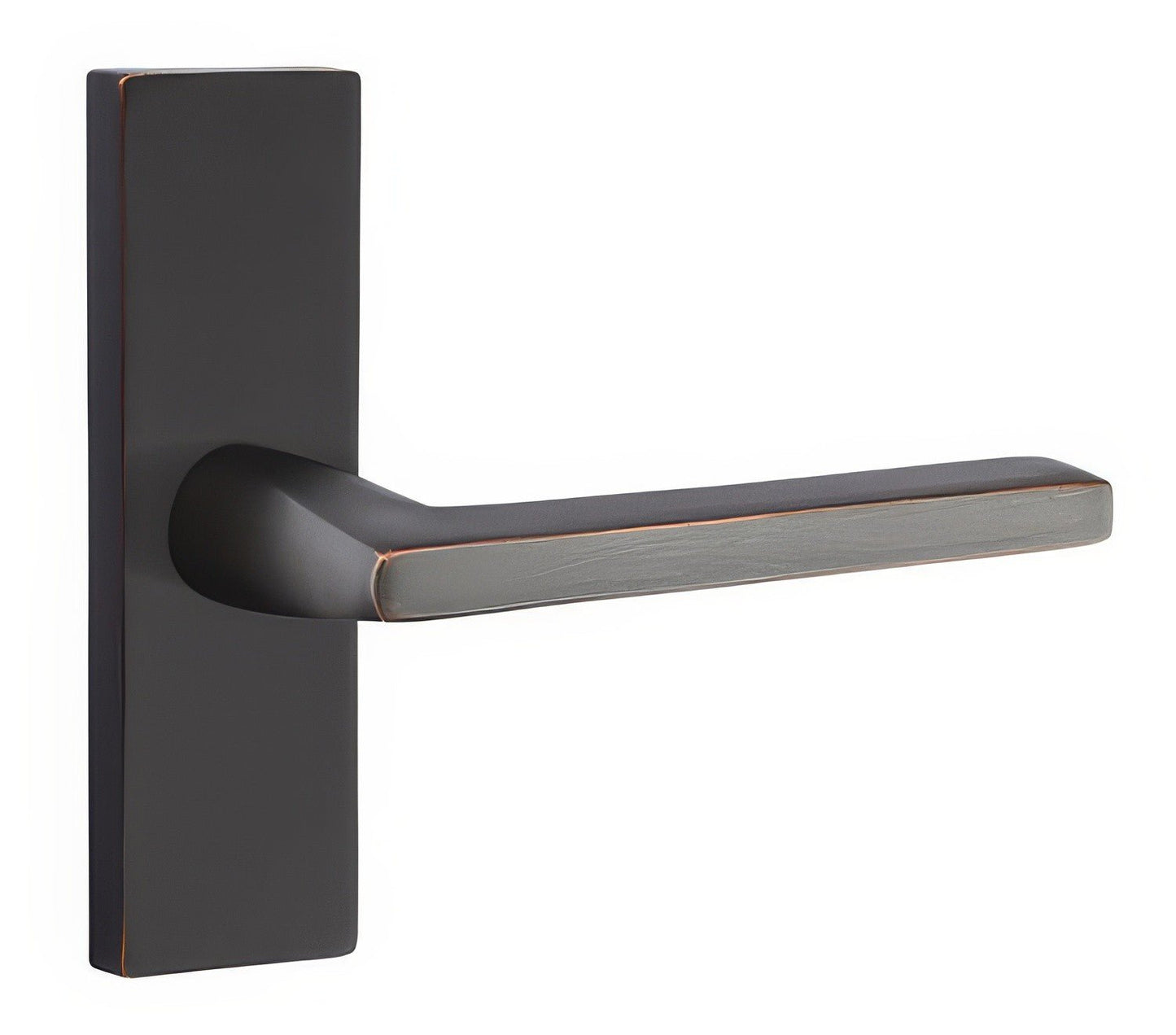 Emtek 5005HLOUSLH Helios Lever Left Hand Dummy Single Sided Stretto Narrow Trim Lockset