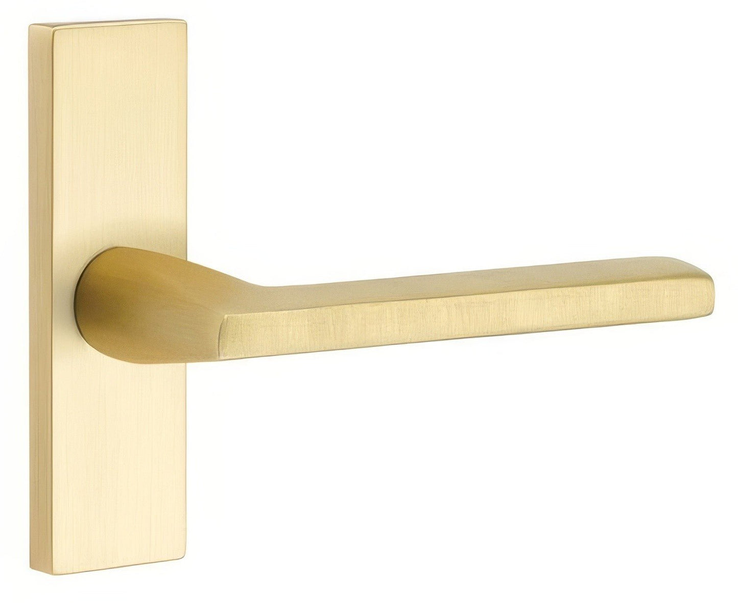 Emtek 5005HLOUSLH Helios Lever Left Hand Dummy Single Sided Stretto Narrow Trim Lockset