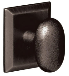 Baldwin 5024.MR Pair of Oval Estate Door Knobs