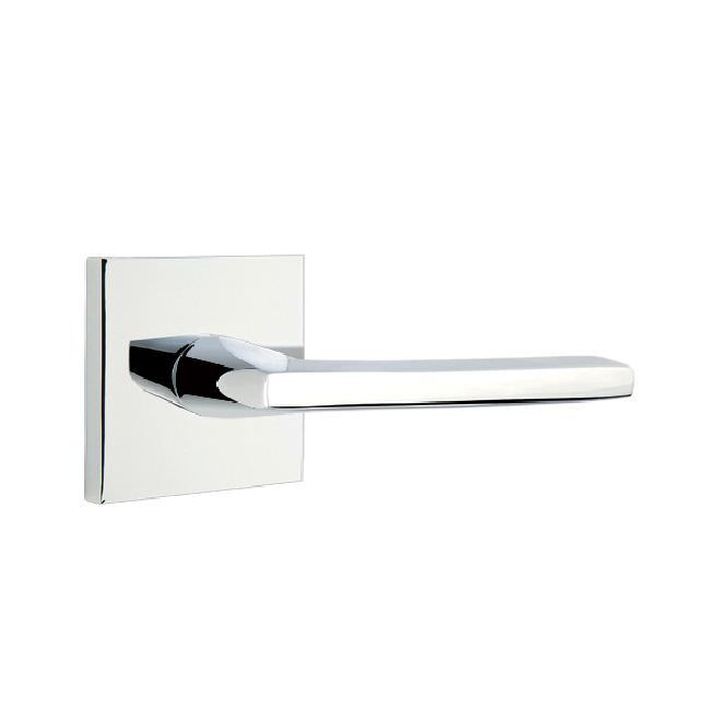 Emtek 5050HLOUS Helios Dummy Door Lever Pair with Square Rose
