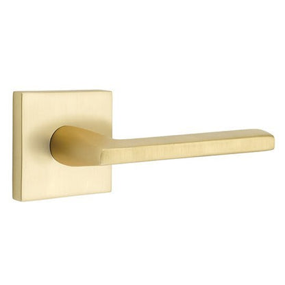 Emtek 5050HLOUS Helios Dummy Door Lever Pair with Square Rose