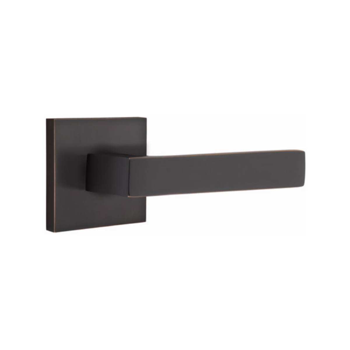 Emtek 5050DTUS Dumont Dummy Lever Pair with Square Rose