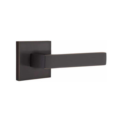 Emtek 5050DTUS Dumont Dummy Lever Pair with Square Rose.