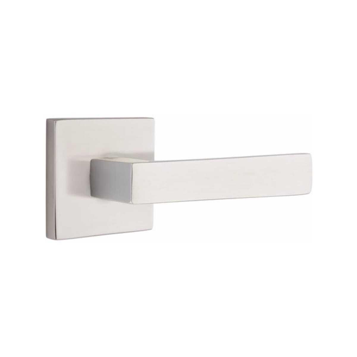 Emtek 5050DTUS Dumont Dummy Lever Pair with Square Rose.