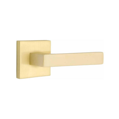 Emtek 5050DTUS Dumont Dummy Lever Pair with Square Rose.