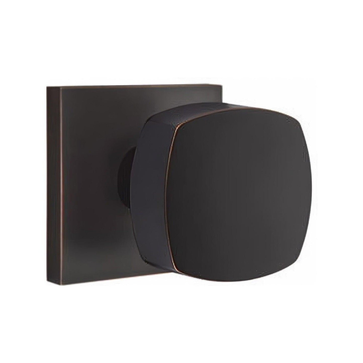 Emtek 5050FRKUS Freestone Knob Dummy Pair With Square Rose.