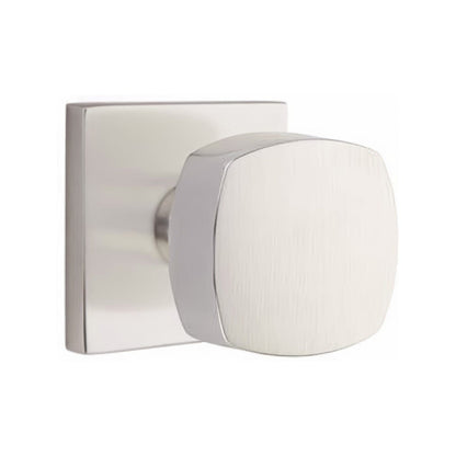 Emtek 5050FRKUS Freestone Knob Dummy Pair With Square Rose