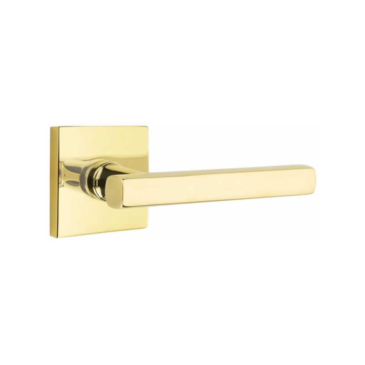 Emtek 5050FRLUS Freestone Dummy Door Lever Pair with Square Rose.