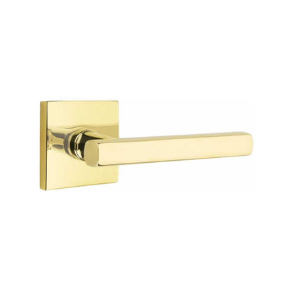 Emtek 5050FRLUS Freestone Dummy Door Lever Pair with Square Rose.