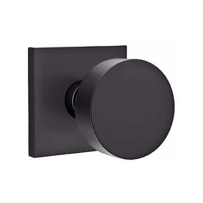 Emtek 5050ROUUS Round Knob Dummy Pair With Square Rose.