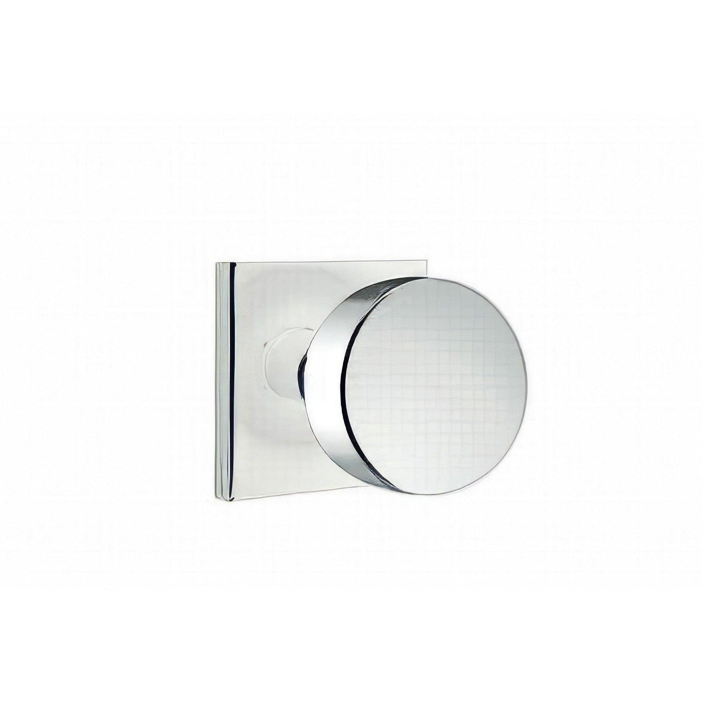 Emtek 5050ROUUS Round Knob Dummy Pair With Square Rose.