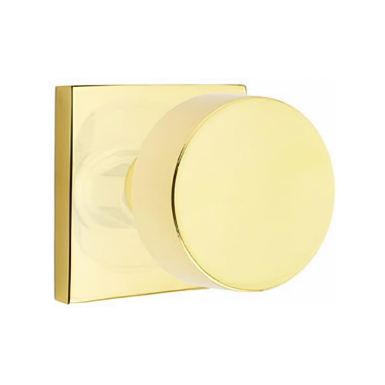 Emtek 5050ROUUS Round Knob Dummy Pair With Square Rose.