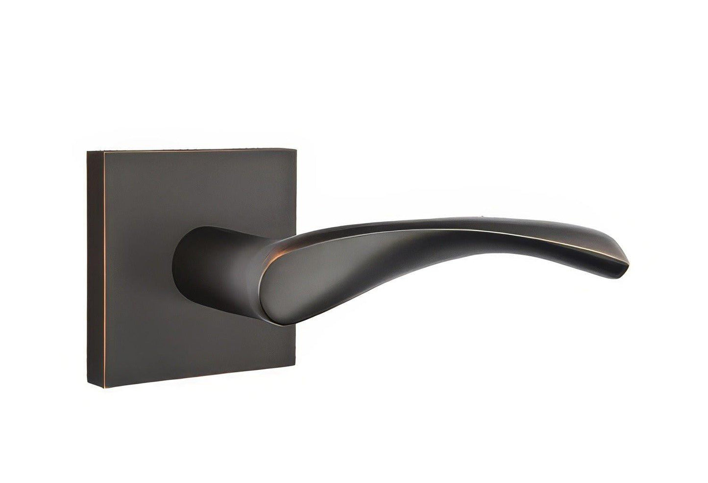 Emtek 5050TRTUS Triton Lever Dummy Pair With Square Rose