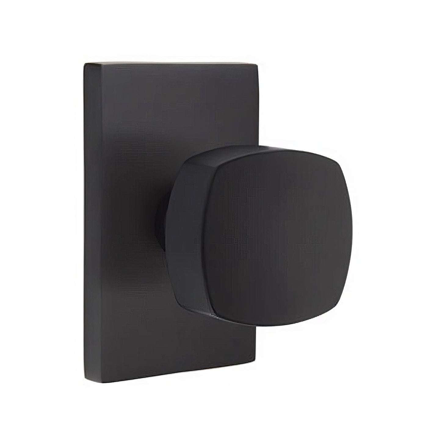 Emtek 5052FRKUS Freestone Knob Dummy Pair With Modern Rectangular Rose