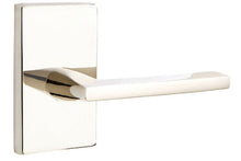 Emtek 5052HLOUS Helios Dummy Door Lever Pair with Modern Rectangular Rose