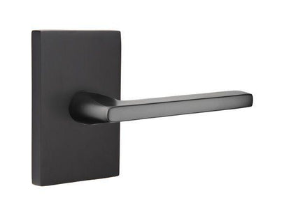 Emtek 5052HLOUS Helios Dummy Door Lever Pair with Modern Rectangular Rose