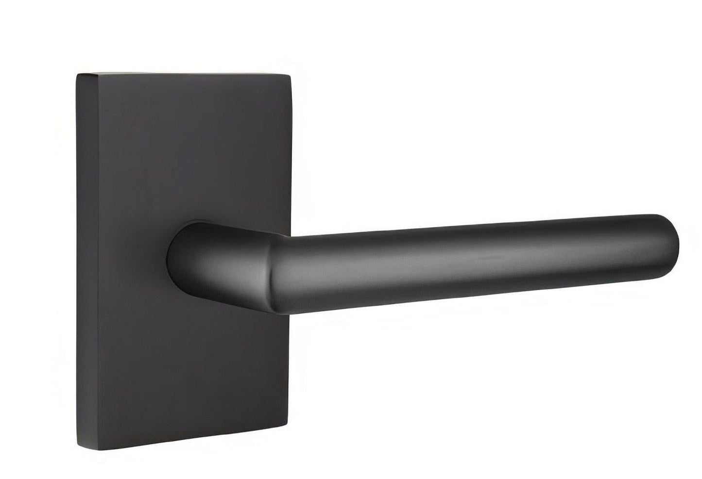 Emtek 5052STUUS Stuttgart Lever Dummy Pair With Modern Rectangular Rose